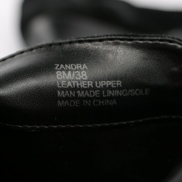 Vince Camuto Womens Zandra Boot Size 8 Black Suede Bootie Wedge Heel Elegant - Picture 10 of 12